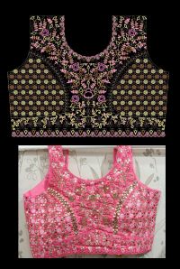 choli blouse embroidery design