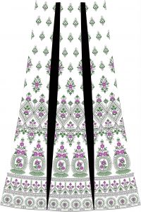 cording bridal lehenga embroidery design