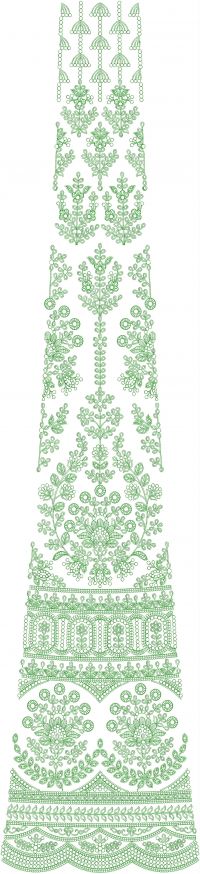Lehengha Embroidery Design