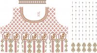 3mm seq Anarkali Embroidery Design