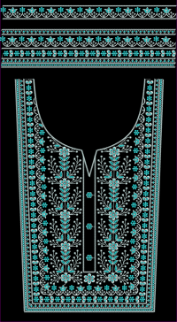 3mm neck design with border