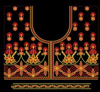 Anarkali Embroidery Design