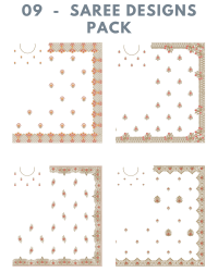 09 - Saree Embroidery Design pack