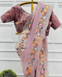 3mm seq saree c pallu embroidery design
