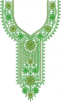 Neck Embroidery Design