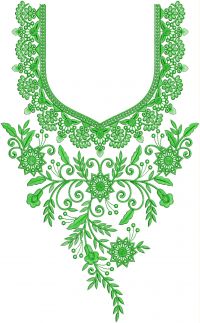 Neck Embroidery Design