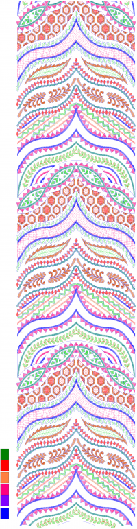 All Over Garment Embroidery Design