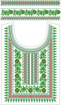 3mm seq neck embroidery design