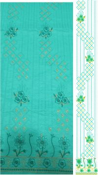 jaal daman embroidery design