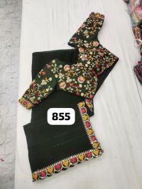 saree blouse embroidery design 