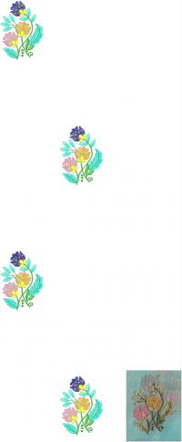 Butta Saree Embroidery Design
