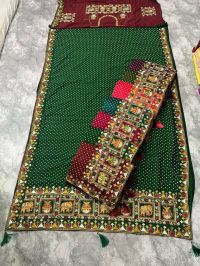 Chain Stitch Saree box pallu  Embroidery design