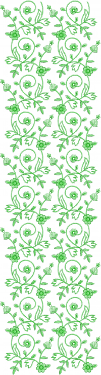  all over garment embroidery design
