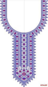 zarkhan neck embroidary design