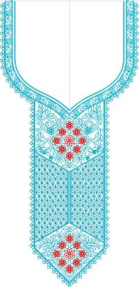 zarkhan neck embroidary design