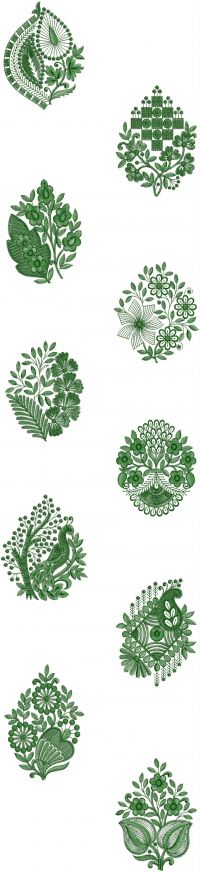 combo 10 butta embroidery design