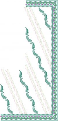 hotfix c pallu embroidery design