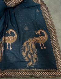 malty saree c pallu embroidery design 