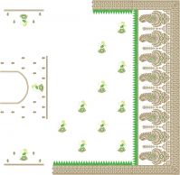 box c pallu saree embroidery design