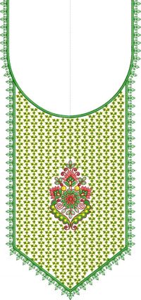 3mm Seq NECK DESIGN MULTI Embroidery Design