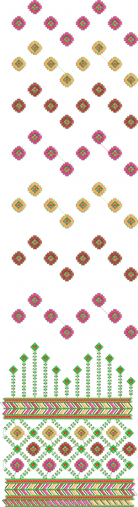 2+5 MM SEQUNCE DAMAN ALL OVER Embroidery Design