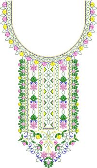 LONG SUIT  EMBROIDERY DESIGN  (HAND WORK)