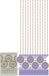 3 & 9mm seq daman embroidery design