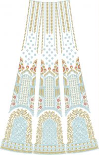 Bridal kali  embroidery design