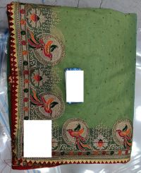 C Pallu Saree Embroidery Design