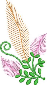 flower butta embroidery design 