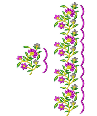 Cut Work Lace And Border Embroidery Design 