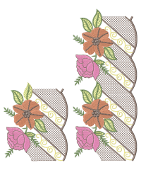 Cut Work Lace Border Embroidery Design