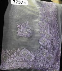 Hot Fix Saree C Pallu embroidery design