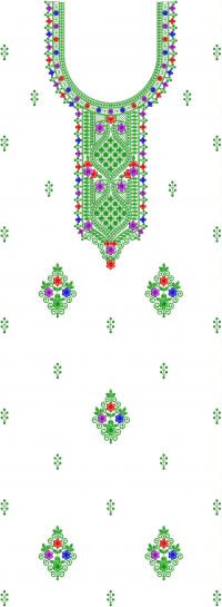 Suit embroidery design