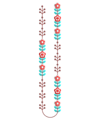 splitted neck embroidery design