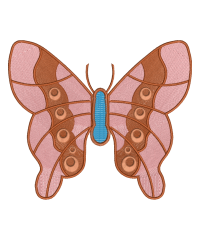 Butterfly Creative Butta Embroidery Design