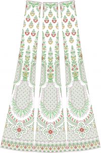 bridal kali embroidery design