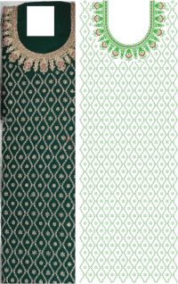 heavy long suit Embroidery Design