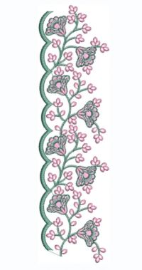 CUT WORK BORDER/LACE EMBROIDERY DESIGN